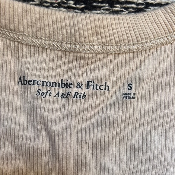 Cream A&F Tank top - Picture 2 of 4